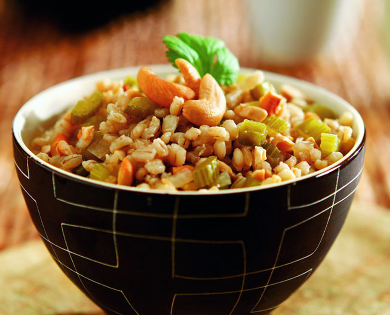 Asian Golden Barley with Cashews