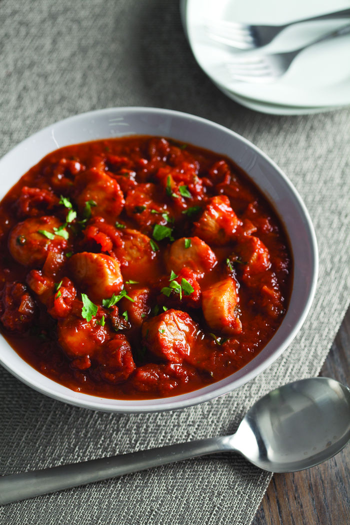 Scallops in Tomato Sauce Slow Cooker Recipe Crockpot®