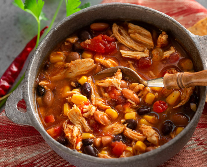 Mexican Chicken and Black Bean Soup Express Pressure Cooker Recipe